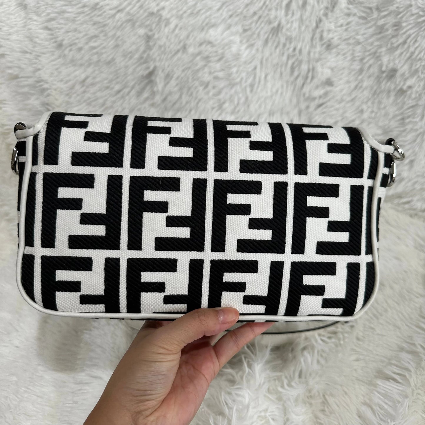 Fendi black & white bag