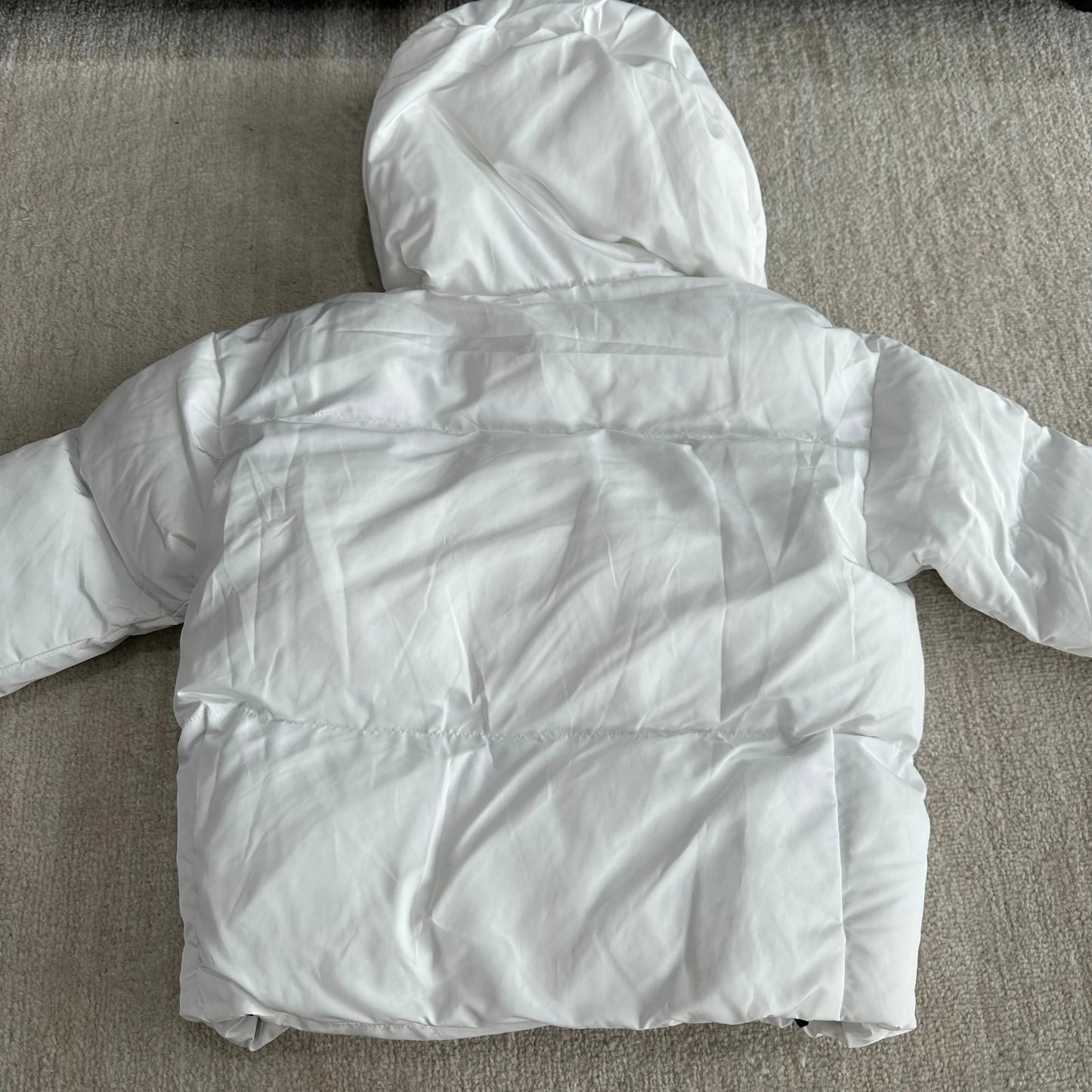 Prada puffy white jacket - medium