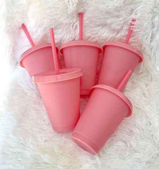 FREE 5x 16oz pink tumbler