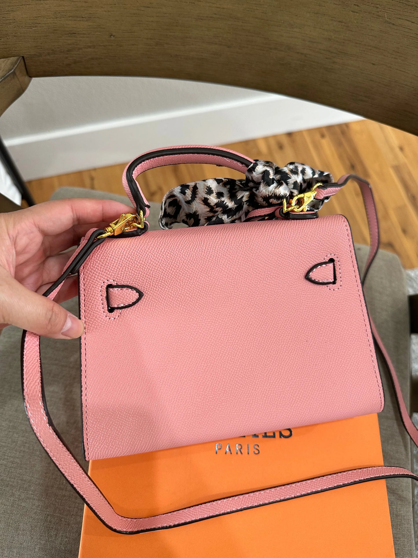 Hermes mini pink bag