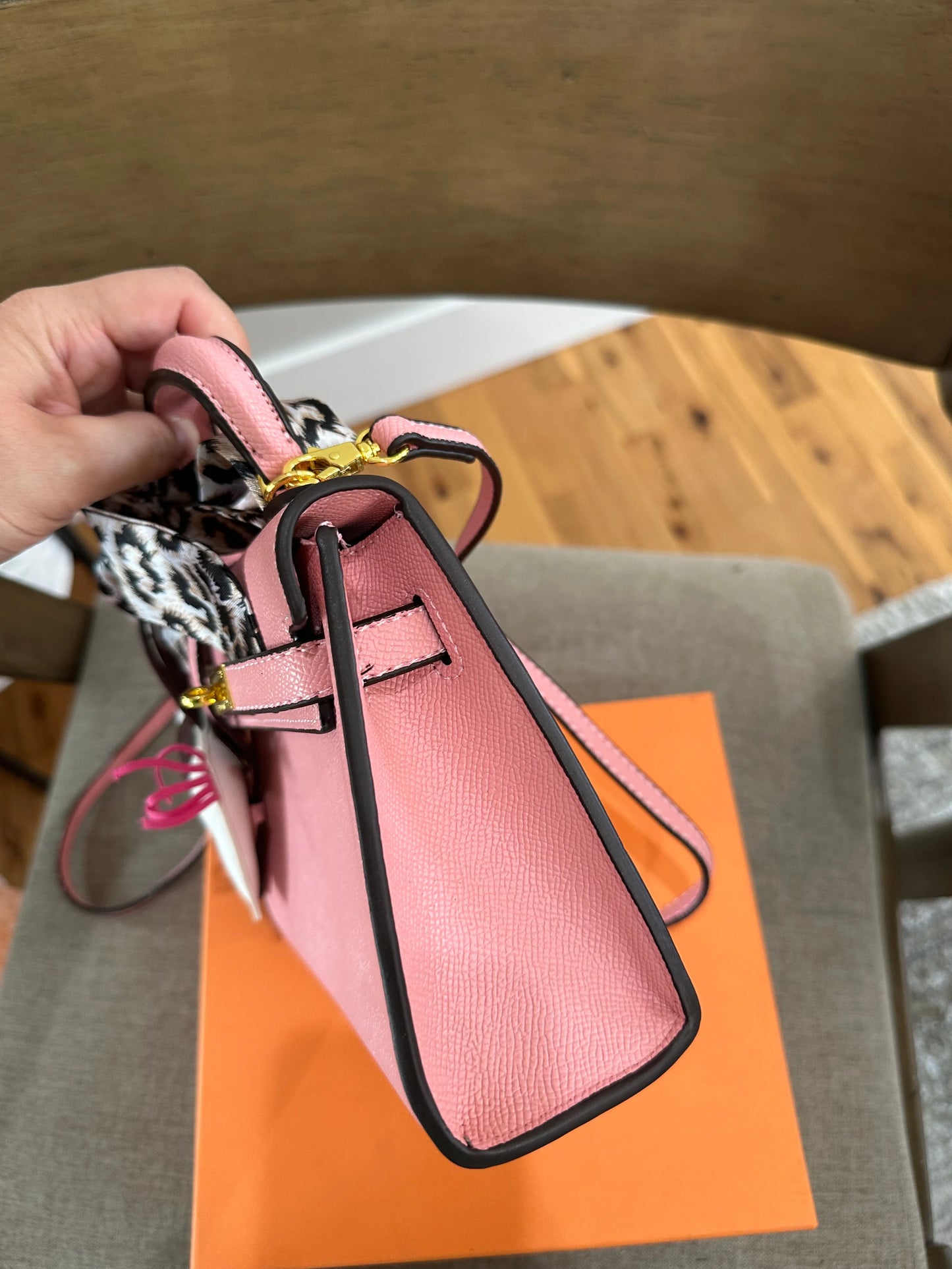 Hermes mini pink bag