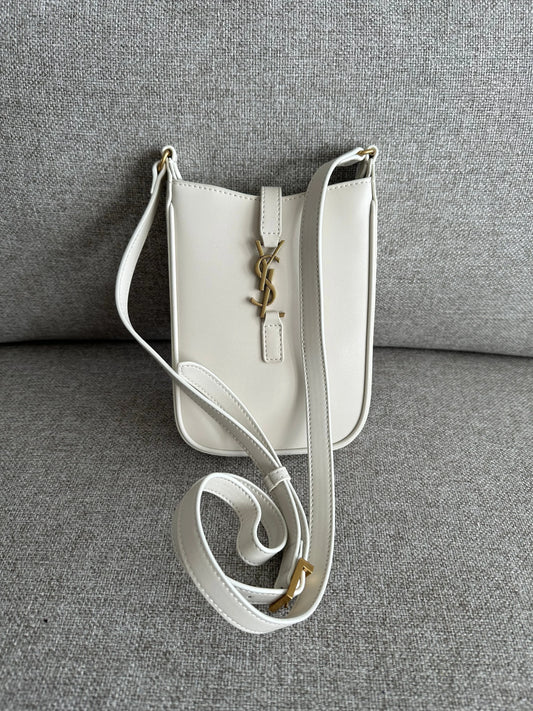 YSL mini white bag