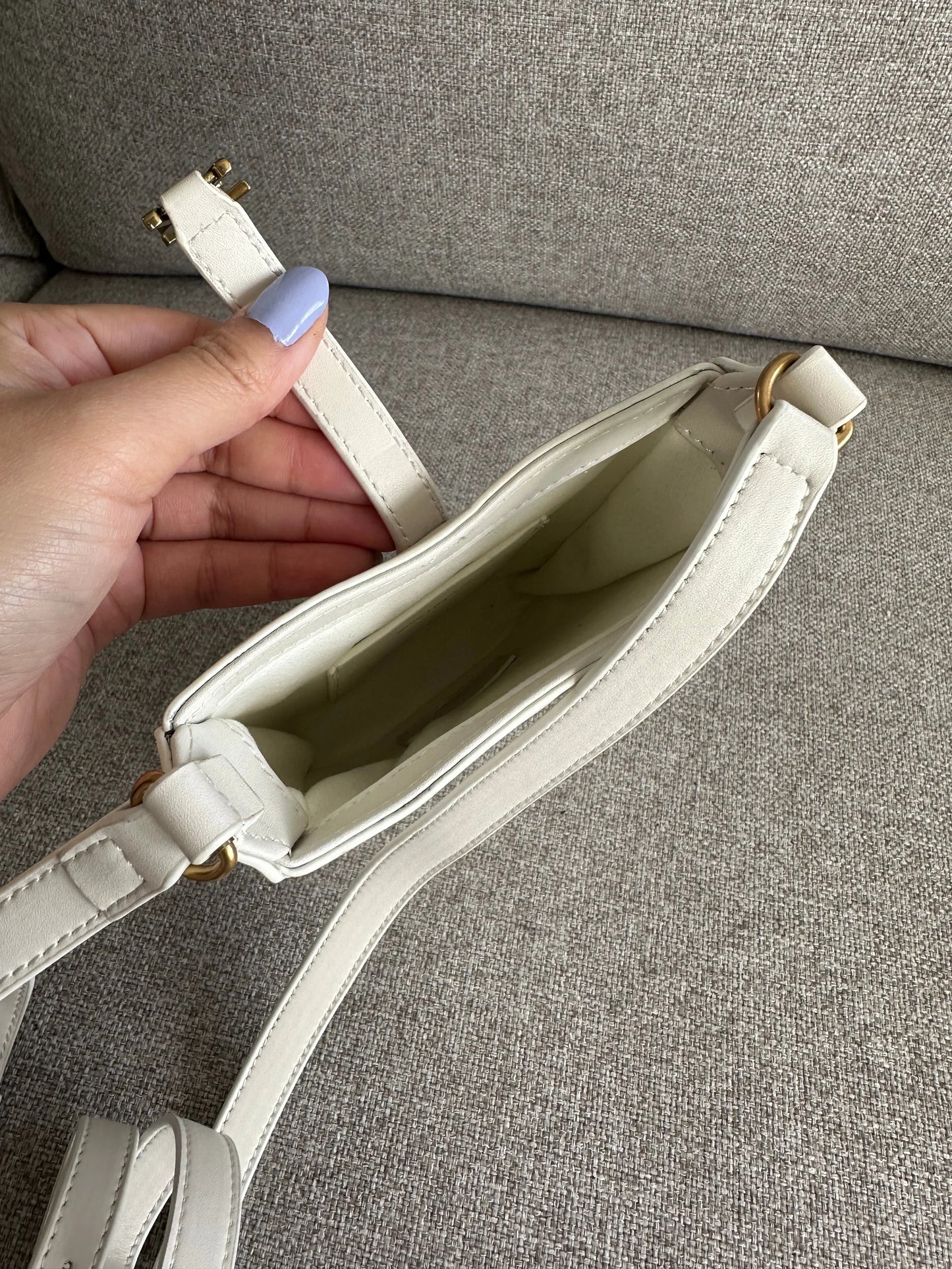 YSL mini white bag