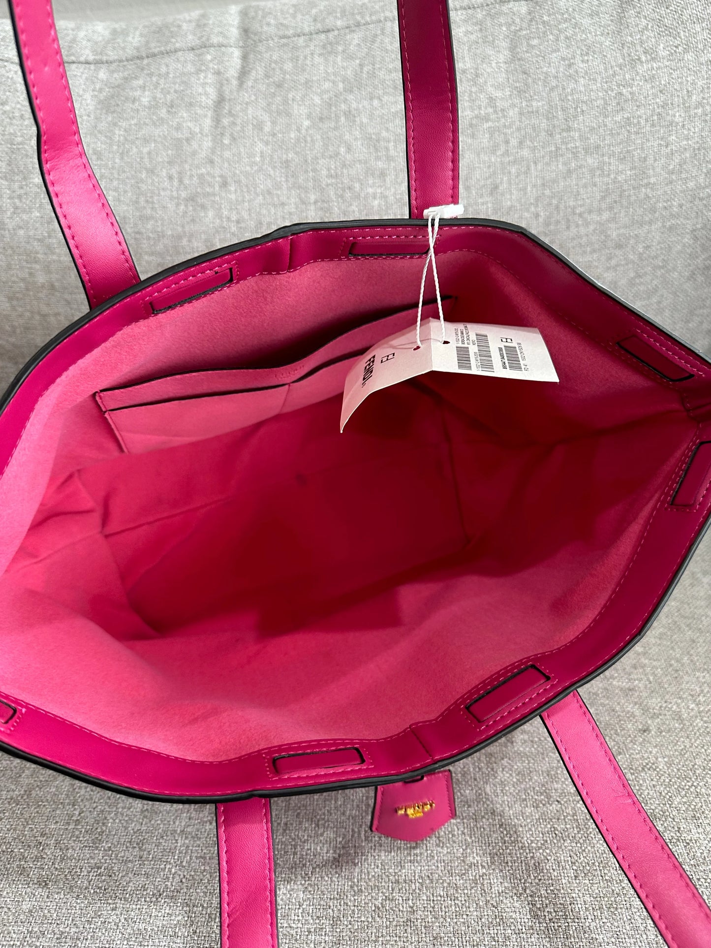 Fendi hot pink tote